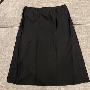 100% Cotton Crazy Comfortable Black Banana Republic work skirt size 12